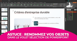 Visuel FB Astuce renommer objets PPT