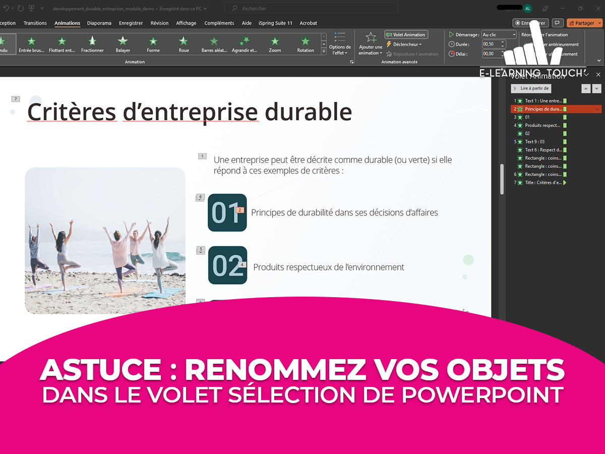 Visuel WP Astuce renommer objets PPT