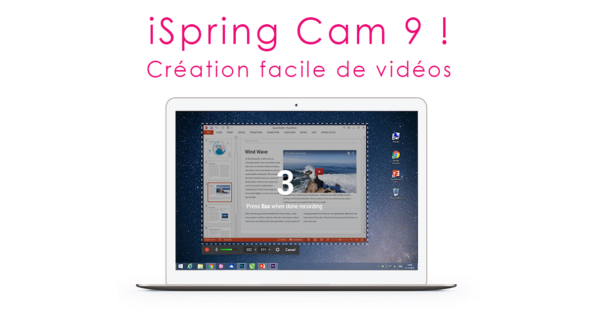 iSpring Cam 9 nouveautés : Créer des vidéos e-learning simplement