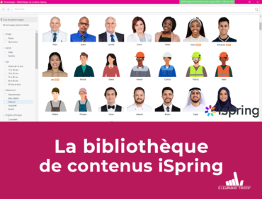 La bibliothèque de contenus iSpring