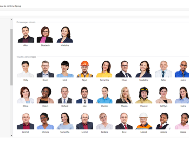 La bibliothèque de contenus iSpring