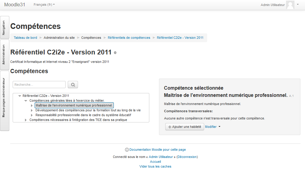 hierarchie_referentiel competences moodle