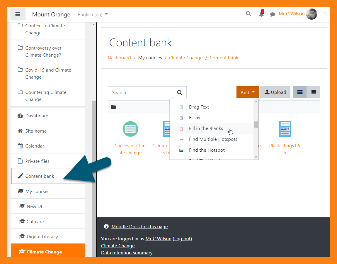 banque contenus h5p moodle