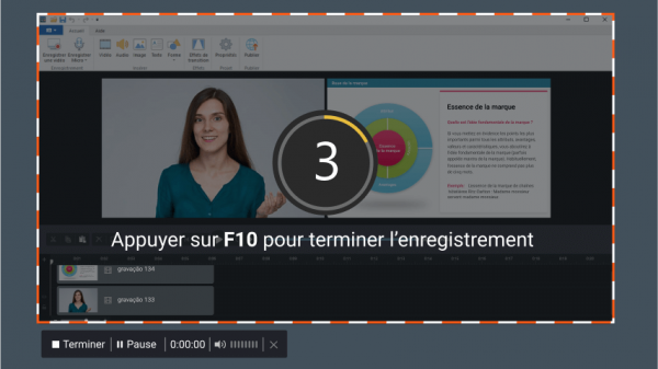 Enregistrez des scénarios et enseignez à travers une vidéo