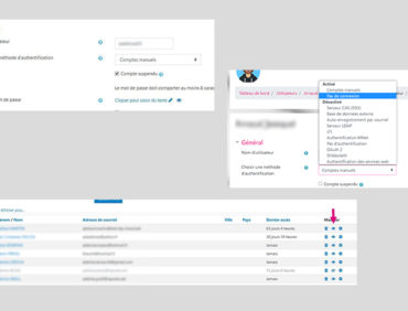Moodle : Suspendre des utilisateurs