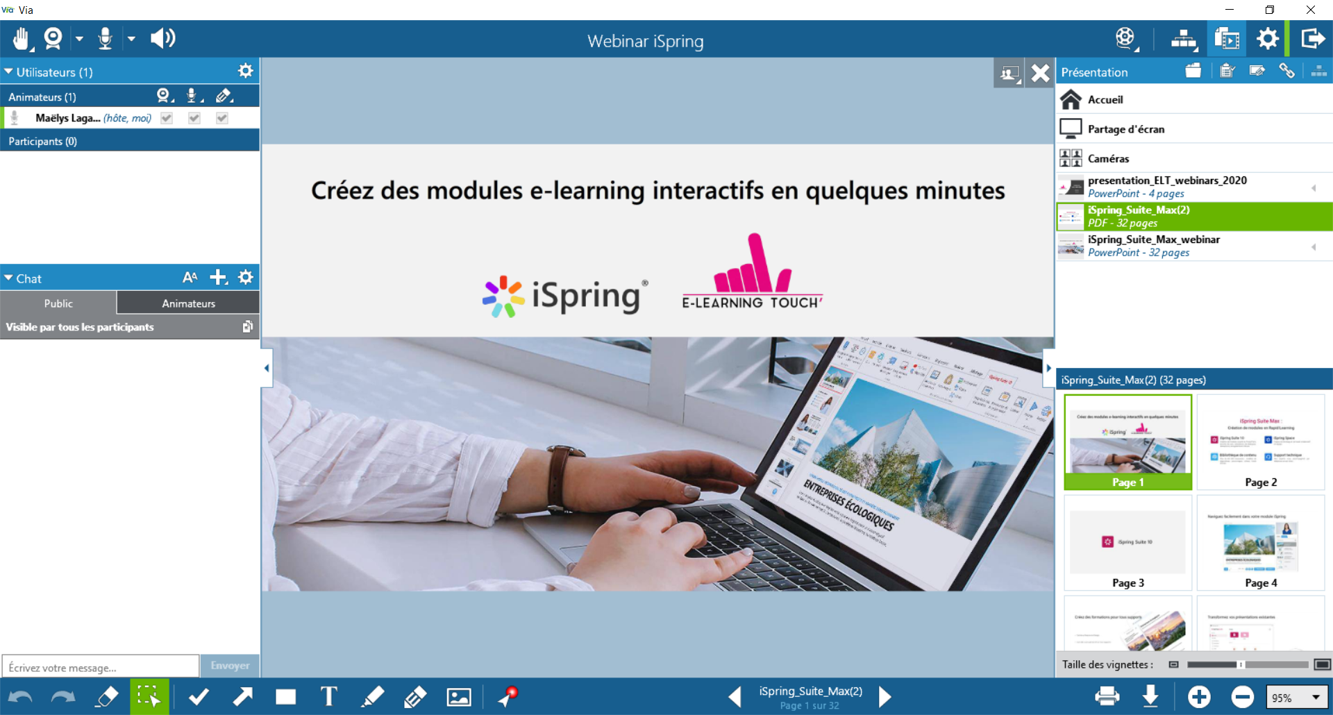 classilio classe virtuelle ispring