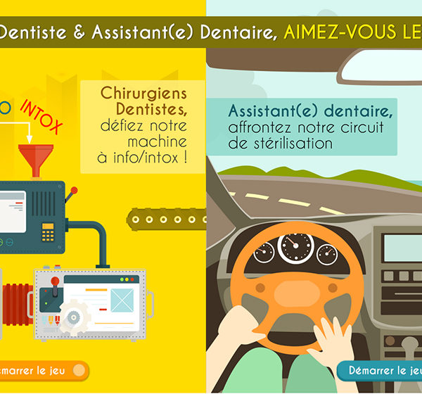 Double jeu chirurgiens dentistes et assistants dentaires