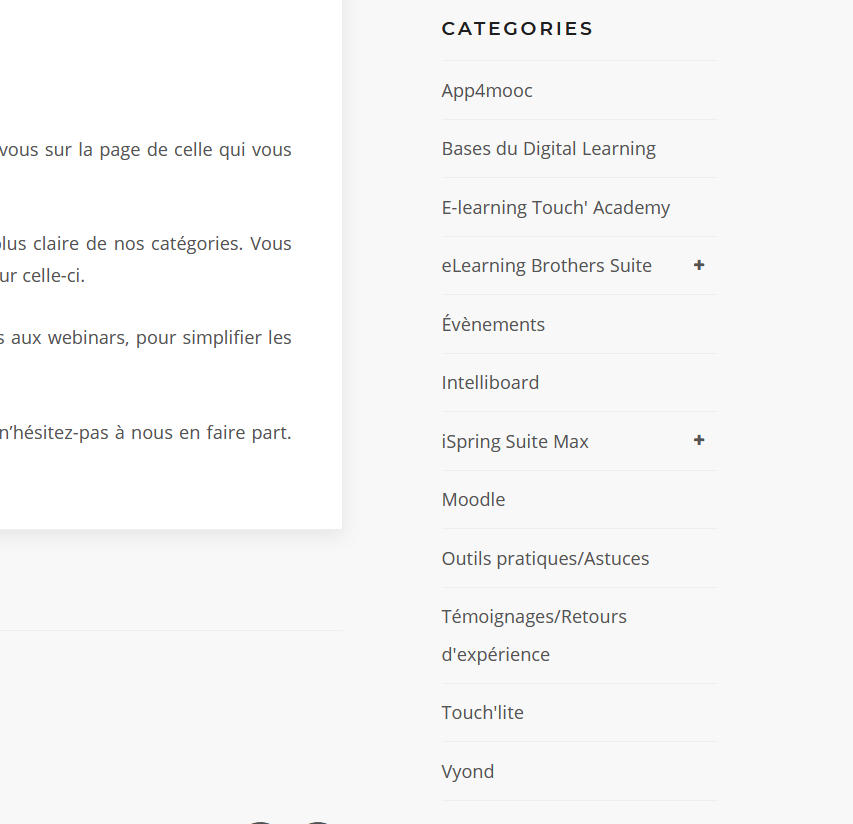 categories site elt 2021