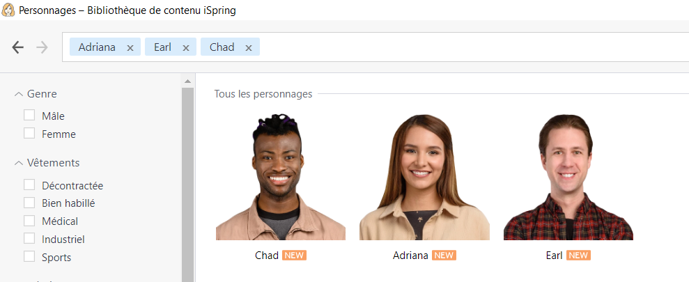 ispring personnages bibliotheque ordinaires