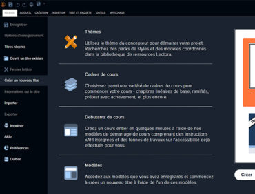 Lectora Online V5 : Le développement e-learning complet et avancé en ligne