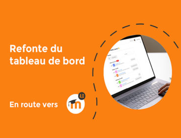 En route pour Moodle 4.0 ! Refonte du tableau de bord