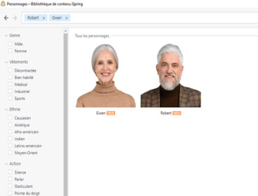 Bibliothèque de contenu iSpring : Nouveaux éléments sur le thème des seniors