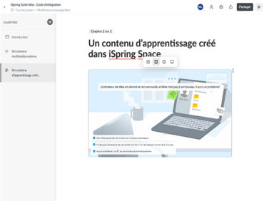 iSpring Suite Max : Incorporez du contenu multimédia externe ou interne dans vos micro-cours