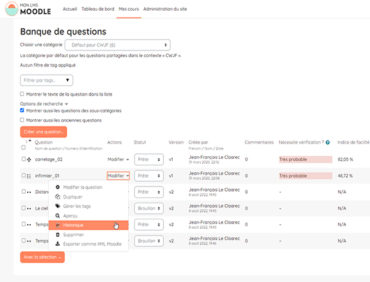 Moodle 4 : Collaborez dans vos tests avec la banque de questions