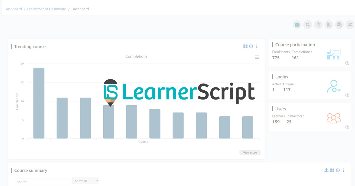 annonce partenariat learnerscript reporting avance