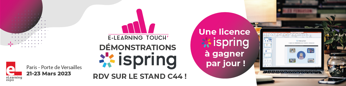 ELEARNING EXPO DEMO ISPRING BANNIERE WEB