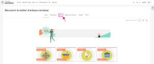 apercu cours carnet notes moodle