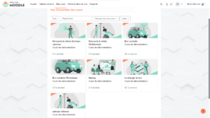 mes cours inscriptions achevement plugin moodle