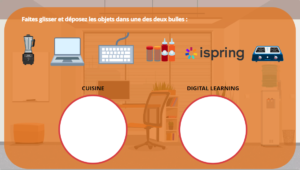 Question reponse glisser deposer