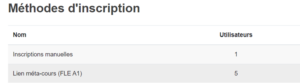 methode inscription meta course groupe synchronization plugin moodle