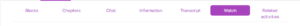 Capture onglet vidéo time sur Moodle