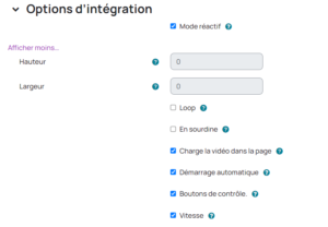 Capture intégration dans Video Time sur Moodle
