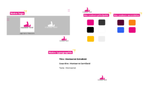 capture montrant une charte graphique pour un module e-learning