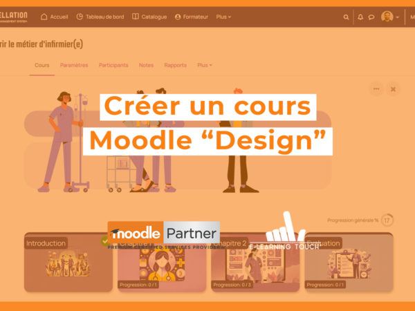 Créer un cours Moodle “design”