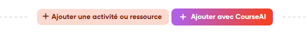 Ajouter activité Moodle CourseAI