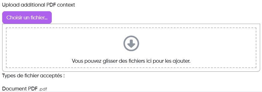 Générer activité upload PDF Moodle